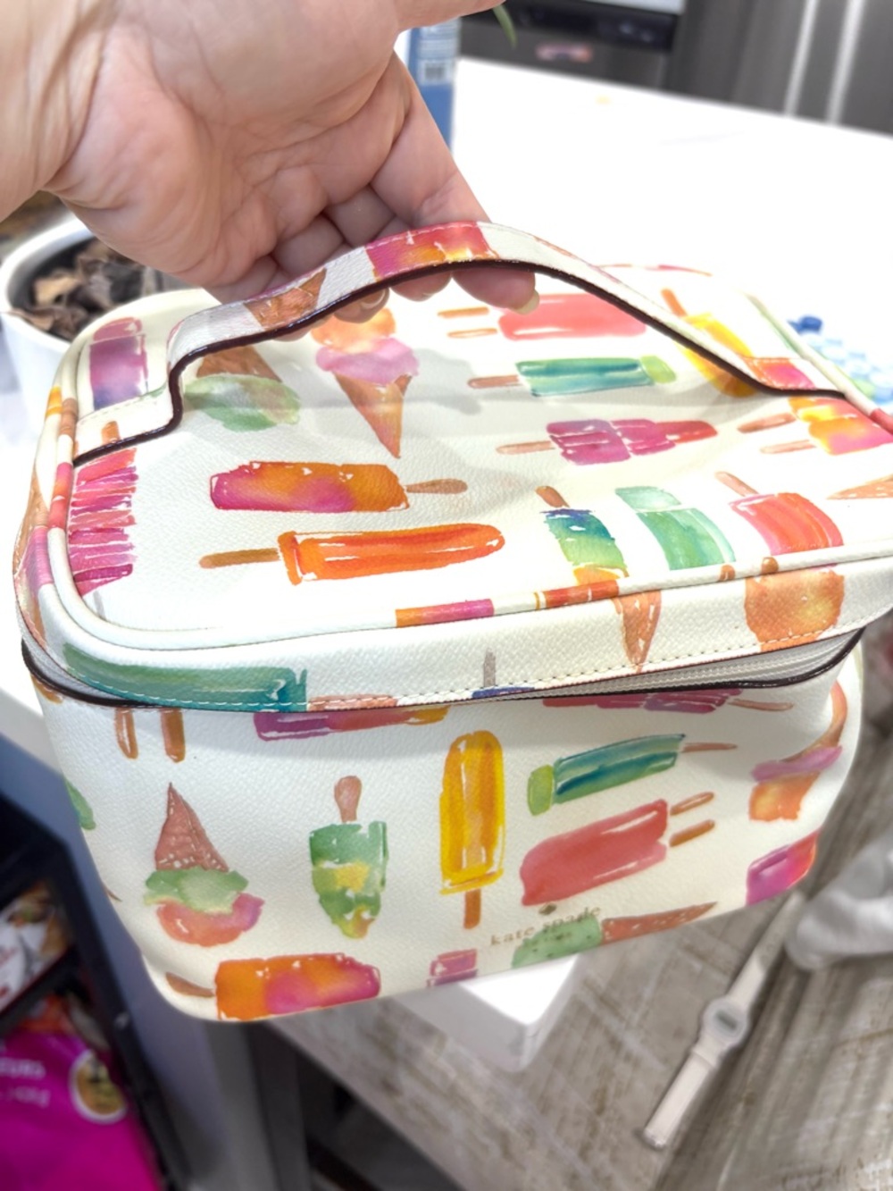 ❤️rare❤️ Kate spade new york ice cream popsicle flavour of the month make up bag - Picture 12 of 12